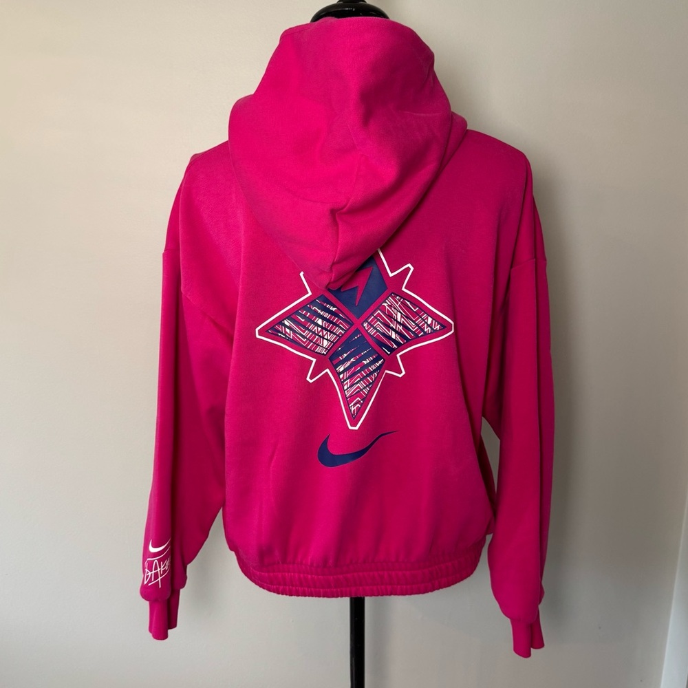 Nike Giannis Antetokounmpo Hoodie Hooded Sweatshirt Youth Kids Girls’ XL Pink